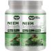 WAY 4 ORGANIC W4O Neem Triple Complex - High-Potency Azadirachta Indica Tablets Neem Leaves Bark Flowers in Ratio (80:10:10) - 300 Tablets 150 Serving 1000 Mg (Pack of 2)