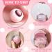 Foot Roll Reusable Clean Ball - Washable Lint Roller & Hair Remover for Pet Fur - Pocket Size Sticky Roller in Pink | International Shipping Available - Buy Online on GoSupps.com