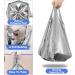 4 Trash Bags 100 Counts Handle Garbage Bags Trash Can liners Bathroom Bedroom Office Car Home Waste Bin Plastic Trash Can Liners - Buy Online on GoSupps.com
