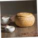 Cabilock Flower Tea Basket Containers for Food Tea House Basket Household Storage Rack Weaving 10X10X8CM As Shown - Buy Online on GoSupps.com