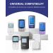 TENS Unit Replacement Pads - Nursal Reusable Self-Adhesive Electrodes (20 Pack) - Latex Free Compatible with TENS 7000 AUVON Etekcity Nicwell Care - Buy Online on GoSupps.com