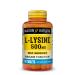MASON NATURAL L-Lysine 500 mg with Calcium - Improved immune Function Enhanced Nutrient Absorption Essential Amino Acid 100 Tablets