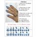 Wahrshei Nail Foils - Sea Wave UV Gel Nail Foil | Self-Adhesive 20pcs Gel Nail Stickers & Wraps - Buy Online on GoSupps.com