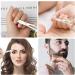 ACWOO Cuticle Nail Scissors Professional Stainless Steel Beauty Scissors with Leather Packing Bag Multi-Purpose Sharp Curved Scissors for Cuticle Manicure Pedicure Eyebrow Eyelash Black - Buy Online on GoSupps.com