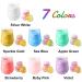 Edible Glitter Set - 7 Colors Tasteless Powder for Cakes & Drinks | Perfect for Easter Christmas Oktoberfest Cocktails | 4g per Can - Buy Online on GoSupps.com