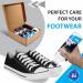 Kaps 4 Sneakers Shoe Care Cleaning Kit - Sneakers Gel Cleaner Water Repellent Protector Spray Odour Eliminator 100 ml Nubuck and Suede Brush Suitable for Trainer Suede Leather and Nubuck Shoes - Buy Online on GoSupps.com