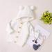 Puseky Baby Knit Hooded Sweater Coat for 0-6 Months - Beige - Buy Online on GoSupps.com