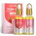 Yoni Oil for Women Ph Balance Natural Feminine Oil Intimate Deodorant for Eliminates Odor V Itchiness Moisturizing Peach and Strawberry Yoni Essential Oils for Ingrown Hair 2 Pack