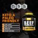 NXT Nutrition Beef Protein Isolate Powder 1.8kg - Paleo Keto Friendly Protein with Natural Amino Acids - Dairy & Gluten Free - Fruit Blast Flavor - Buy Online on GoSupps.com