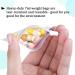 Zippered Reusable Pill Pouch Set - 36 Count Clear Plastic Bags for Travel Medicine Storage - Buy Online on GoSupps.com