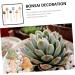 Toddmomy Craft Accessories 6pcs Landscape Patio Tiny Statues Scene Garden Flowerpot Small Miniatures Micro Simulation Lawn - Buy Online on GoSupps.com