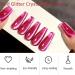 Jelly Cat Eye Gel Nail Polish Rose Red Glitter Crystal Gel Polish Shiny Magnetic Nail Polish Soak Off UV/LED Sparkle Red Wine Holographic Cat Eye Gel Polish for Nail Art Salon DIY at Home - Buy Online on GoSupps.com