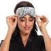 Adjustable Light Blocking Eye Mask for Deep Sleep | Haskirky Comfortable Breathable Mask for Travel, Yoga, and Meditation | Men and Women | Colorful Herbs Design - Buy Online on GoSupps.com