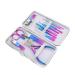 minkissy 1 Set Nail Set Manicure Grooming Tool Metal Manicure Kit Eyebrow Remover Nail Grooming Kit Nail Polish Remover Tool Pedicure Nail Supplies Stainless Steel Travel