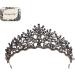 Baroque Queen Crystal Wedding Crown | Vintage Gothic Headband for Women | Luxury Headpiece for Wedding, Prom & Halloween Costume - Black - Buy Online on GoSupps.com