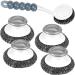 MABCIRY Stainless Steel Scrubber Multifunctional Steel Scouring Pads with Handle Rustproof Stainless Steel Sponges Portable Dish Scrubbers Reusable Utensil Scrubber for Home Kitchen Pot Pan(5pcs) - Buy Online on GoSupps.com