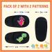2Pcs Dinosaur Eye Patches for Kids | Medical Eye Patches for Lazy Eye | Right Eye Amblyopia Cover for Toddlers | Boys & Girls Glasses Patch - Wine Red & Bright Green - Buy Online on GoSupps.com