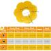 Shop Adjustable Soft Protective Collar for Cats & Dogs - Recovery Sore Crane Collar - 2 Pieces (Yellow Size S) - Buy Online on GoSupps.com