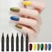 Gel nail polish pens - quick-drying paint pens 6 colors | Gel manicure polish pen. No UV design for safer and more convenient application. - Buy Online on GoSupps.com