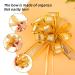 20 Pieces Gift Wrap Ribbons Pull Bow Present Bow Ribbon Present Wrapping Bow for Present Wedding Baskets Floral Decor Christmas Decor 6 Inches Diameter (Gold) - Buy Online on GoSupps.com