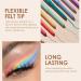 Buy 12 Colors Matt Eyeliner Set - Waterproof Neon Gel Pens | Long-Lasting Christmas Makeup Gift for Women - Buy Online on GoSupps.com