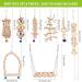 Vegan 8-Piece Bird Toys Set - Wooden Ladder & Cage Accessories for Budgies Parrots and Finches - Colorful Bird Playthings for Happy Pets - Buy Online on GoSupps.com