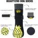 BEAUTYZOO Non-Slip Dog Socks for Hardwood Floors Small Medium Large Senior Old Dogs Paw Protectors 2 Pairs - Traction Control Anti Slip Puppy Socks Prevent Licking Anti Twist for Hot/Cold Pavement Pineapple Black S/M(Pack of 4) - Buy Online on GoSupps.com