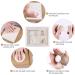 Aokyom Baby Wood Picture Frame Set - Non-Toxic Handprint & Footprint Stamp Kit for Baby Shower | Perfect Family Gift - Buy Online on GoSupps.com