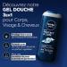 Nivea Protect & Care Shower Gel (1 x 250 ml) 3-in-1 moisturizing men's shower gel cleansing care with moisturizing formula - Buy Online on GoSupps.com