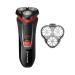 Remington R4001 Style R4 Cordless Shaver Rechargeable Electric Razor with Pop-up Trimmer Black/Grey/Red