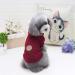 Cozy Dog Sweater with Hood | RDC Wool Turtleneck Fleece Coat for Small & Medium Dogs & Cats - Winter Warmth in Red (M) - Buy Online on GoSupps.com