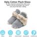 TMEOG Baby Booties Slippers - Infant Boots for Boys & Girls 0-6 Months - Winter Sock Crib Shoes - Light Grey White Furry - Newborn First Walking Shoes (0-18 Months) - Buy Online on GoSupps.com