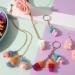 100-Piece Tiny Tri-Layered Keychain Tassels for DIY Craft Jewelry - Classic Color Mini Tassels with Jump Rings for Earrings, Bags, Charms, Bookmarks - Buy Online on GoSupps.com