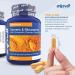 Turmeric Curcumin + Glucosamine & Chondroitin Complex with Vitamin C, Rosehip, Ginger, Zinc - 90 Capsules | Supports Joint Health | UK Supplier - Buy Online on GoSupps.com