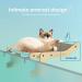 Cat Window Perch Hammock Seat for Indoor Cats | Sturdy, Adjustable, and Washable | Holds Up to 40 lbs | Blue - Buy Online on GoSupps.com