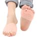 Leapiture 5 Pair Silicone Toe Separators - Foot Thumb Eversion Corrector for Overlapping Toes - Skin Color Sport Accessories - Buy Online on GoSupps.com