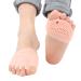 Toe Spreaders for Women Silicone Anti Friction Toe Protector Bundles Correction Women Toe Straighters for Grooved Toes Men's and Women's Small Toe Protective Caps (5 Pairs)(Colour)