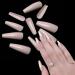 Siusio 400 Colorful Coffin Full Cover Press-On Acrylic Nails - Extra Long Pink Ballerina Artificial Tips for Women & Girls Nail Art Decoration - Buy Online on GoSupps.com