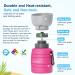 Pecute Dog Water Bottle - Foldable Safe & Non-Toxic 850ml for Dogs | Perfect for Outdoor Activities Training & Travel - Pink XL - Buy Online on GoSupps.com