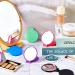 Mini Folding Compact Mirror Set - Vintage Portable Travel Makeup Mirror for Women - 18 Pieces (Pink, Purple, Green, Blue, Black, White) - Buy Online on GoSupps.com