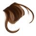 Ipetboom Bang Clip Fake Women Hair French Bangs Clip Hair Wispy Bang Hair Bang Volume Bangs Hair Clip French Hair Pin Flat Bang Woman High Temperature Wire Ladies Clip Real Person 25X15X2CM Assorted Color
