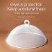 Mesh Food Cover Stainless Steel Round Mesh Food Cover Protector Food Tent for Kitchen Protective Net Dish Cover Outdoor Picnic Food Lid Anti Fly Bugs Mosquitoes (White 35 * 14.5cm) White 35*14.5cm - Buy Online on GoSupps.com