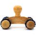 Wooden Hand Massager with 4 Hedgehog Knobs | Facial Muscle Stimulation for Relaxation | International Shipping - Buy Online on GoSupps.com