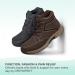 Orthofeet Men's Orthopedic Boots: Plantar Fasciitis Relief - Arch Support, Cushioning Sole, Extended Widths - Highline 15 Black - Buy Online on GoSupps.com