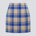 Buy Elegant Women's Boho Winter Skirt - High Waist Chiffon A-Line Swing Skirt in Blue for Ladies - Buy Online on GoSupps.com