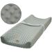 BlueSnail Ultra Soft Minky Dot Changing Pad Cover 2 Pack - Gray+Navy, 16x32 Inch (Pack of 2) - Buy Online on GoSupps.com