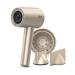 Silk'n Hair Dryer I SilkyAir Pro HDB003 I Premium Water Ionic Blow Dryer with Diffuser and Concentrator Attachments I No Heat Damage and Prevents Frizz I 18 modes LED display | 1600 W | Beige