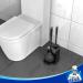 MR.SIGA Toilet Plunger & Bowl Brush Combo - Bathroom Cleaning Set, Black - 2 Sets - Buy Online on GoSupps.com