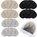 6 Pairs Hsathoac Back Of Heel Cushion Inserts Soft Mesh Heel Grips Pads for Loose Shoe Big Shoe Reusable Heel Protectors Guards Liners For Women Men Preventing Blisters Improve Shoe Fit and Comfort