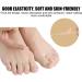 10 Pairs Transparent Gel Toe Separators for Hammer Toe & Hallux Valgus Correction - Colour Options Available - Buy Online on GoSupps.com